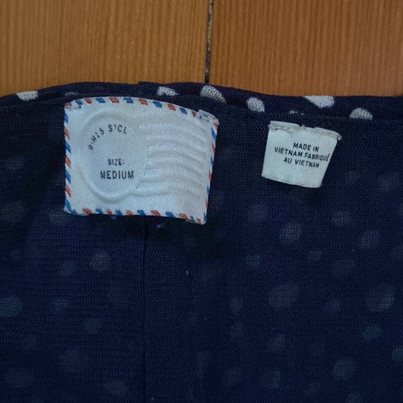 Anthropologie, Postmark peplum ruched top - Picture 3 of 3